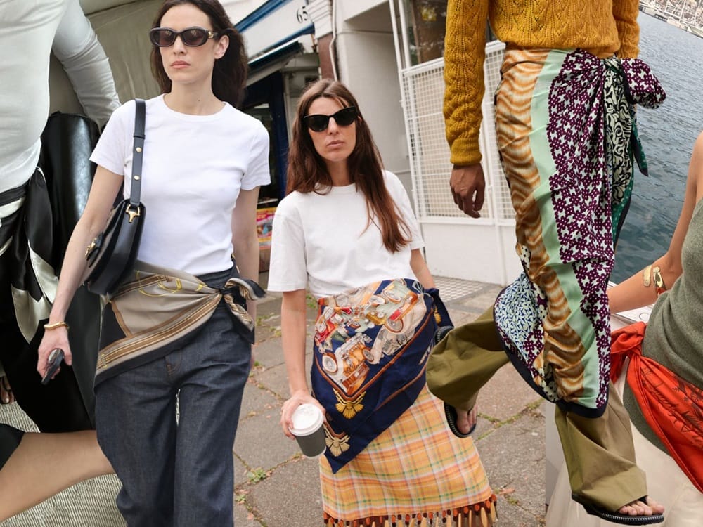 ریشه‌های فشن، ترند بستن اسکارف دور کمر از کجا آمد-براکو