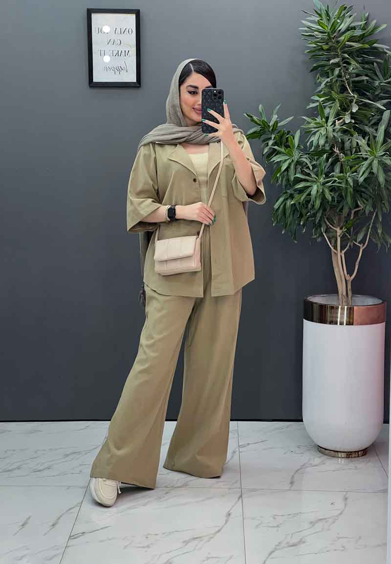 مانتو شلوارهای آزاد-براکو