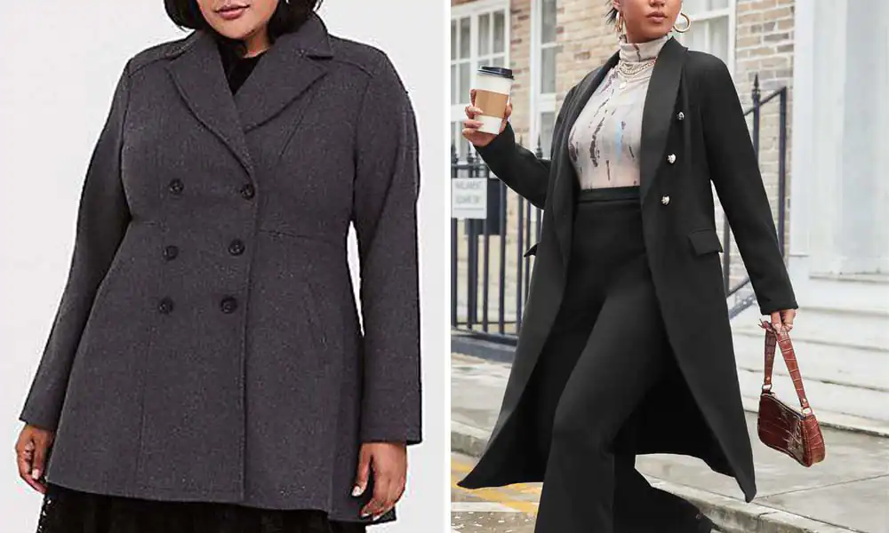 مدل مانتو اداری برای افراد چاق-براکو